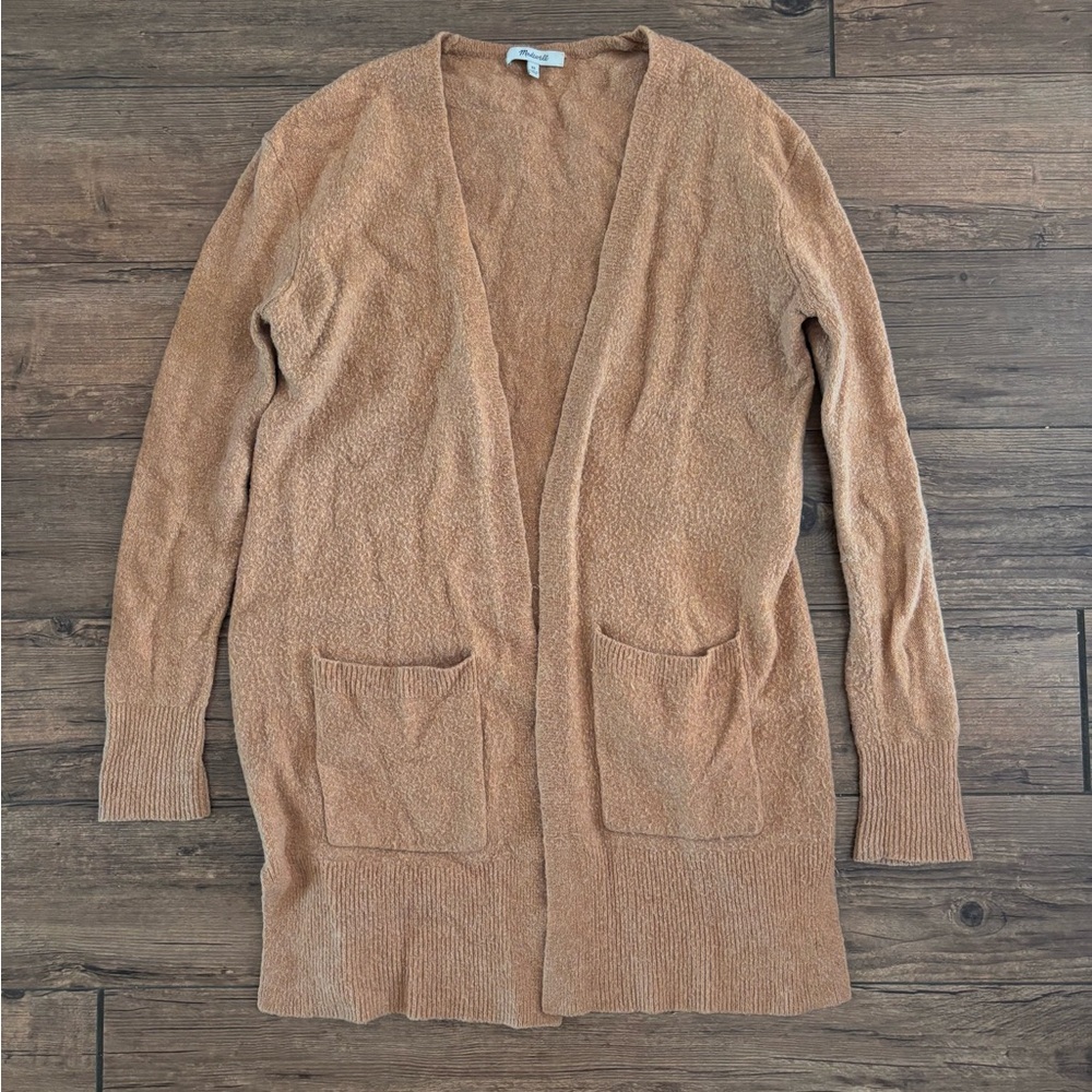 Madewell camel lounge cardigan XS
